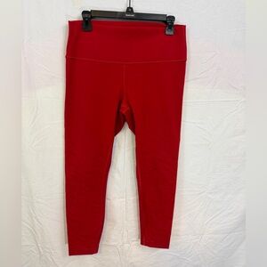 Lululemon red workouts leggings